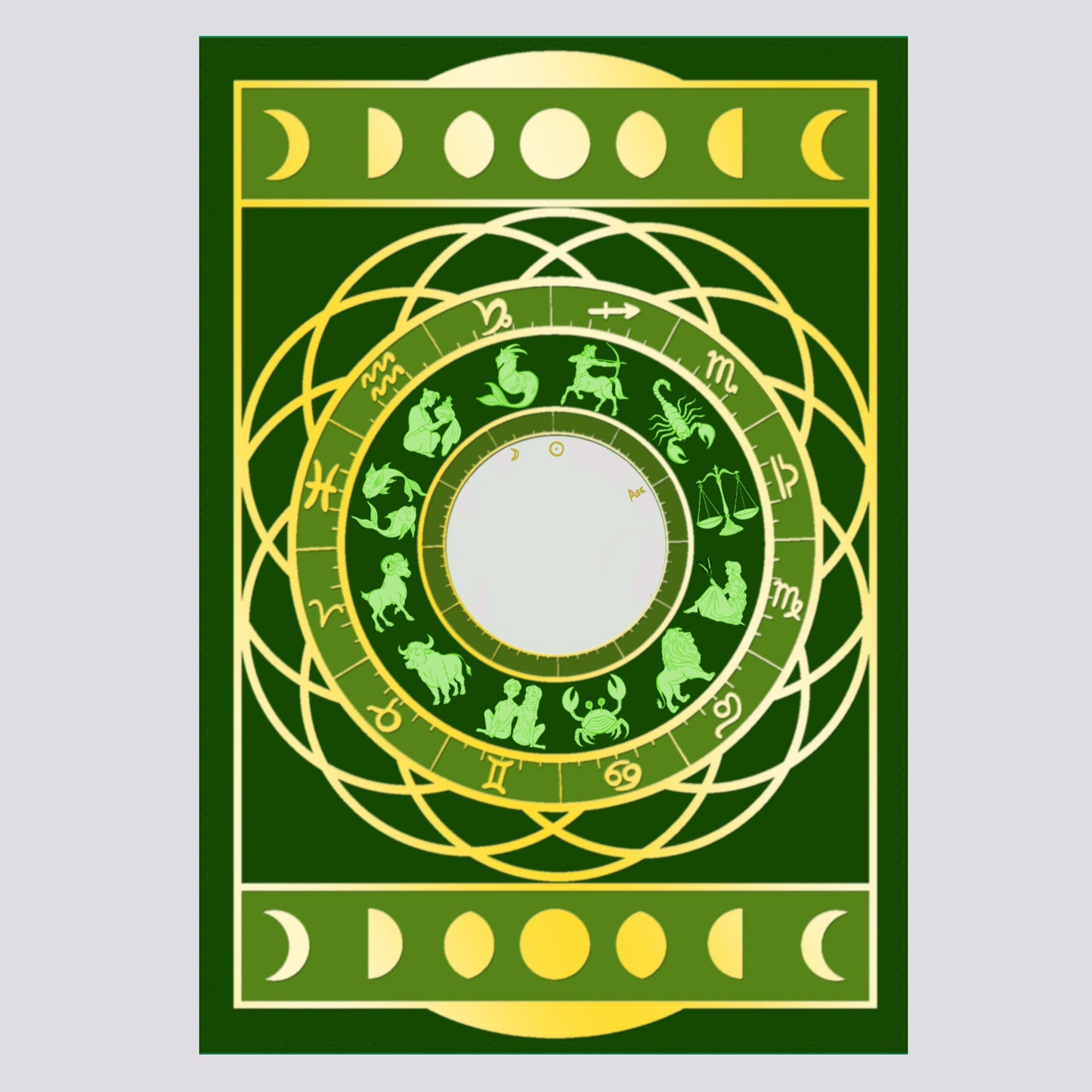 Bespoke Gold Foil Astrological Chart š