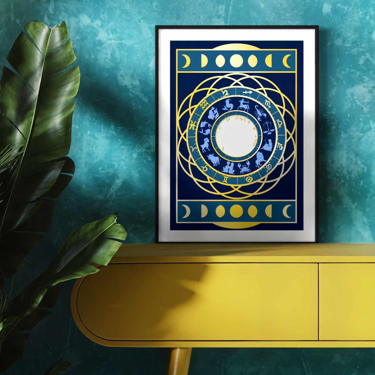 Bespoke Gold Foil Natal Chart 🌙
