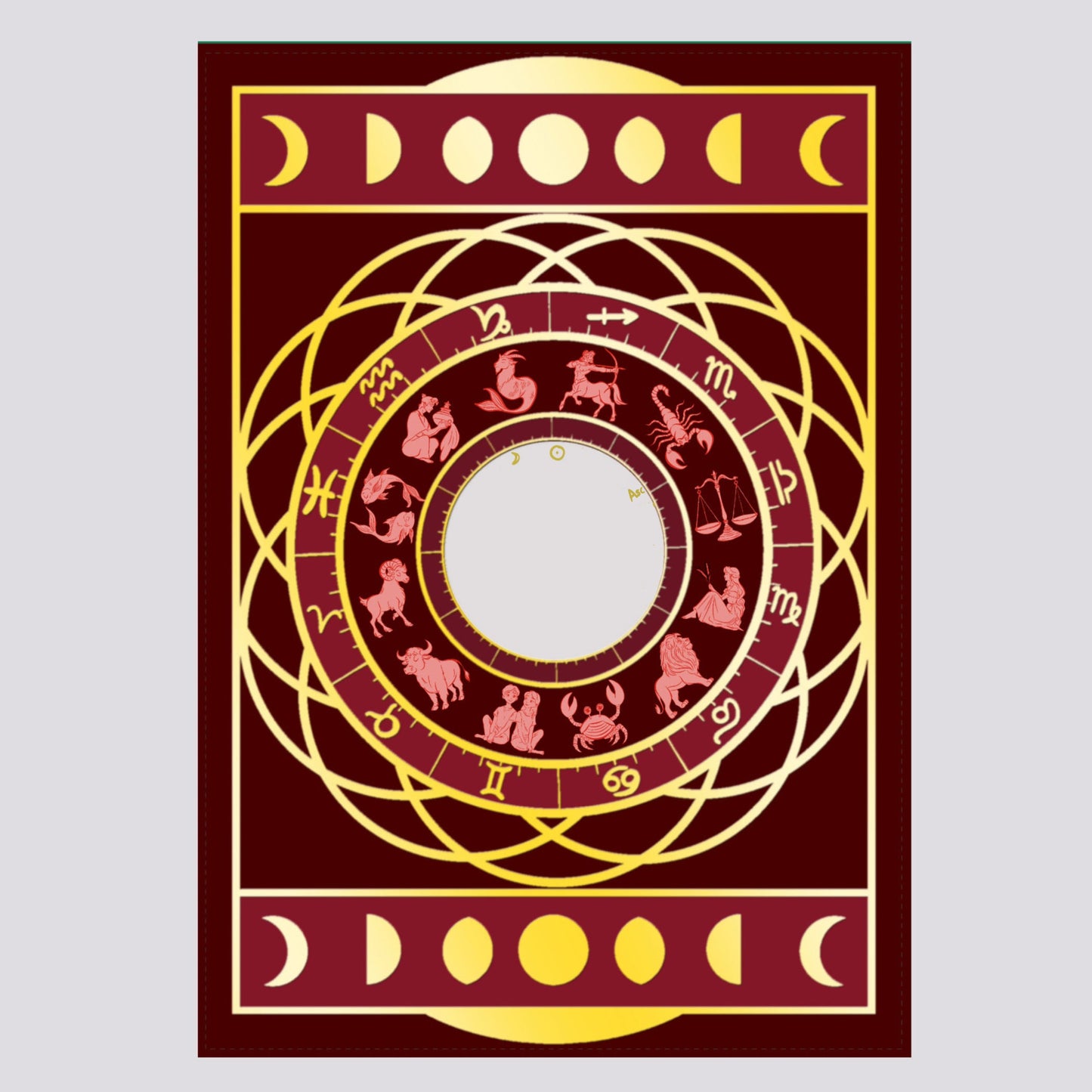 Bespoke Gold Foil Astrological Chart 🌙