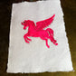 Ltd. Edition Gocco Print: Offset Pegasus