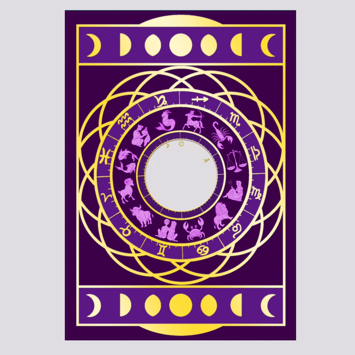 Bespoke Gold Foil Astrological Chart 🌙