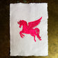 Ltd. Edition Gocco Print: Offset Pegasus