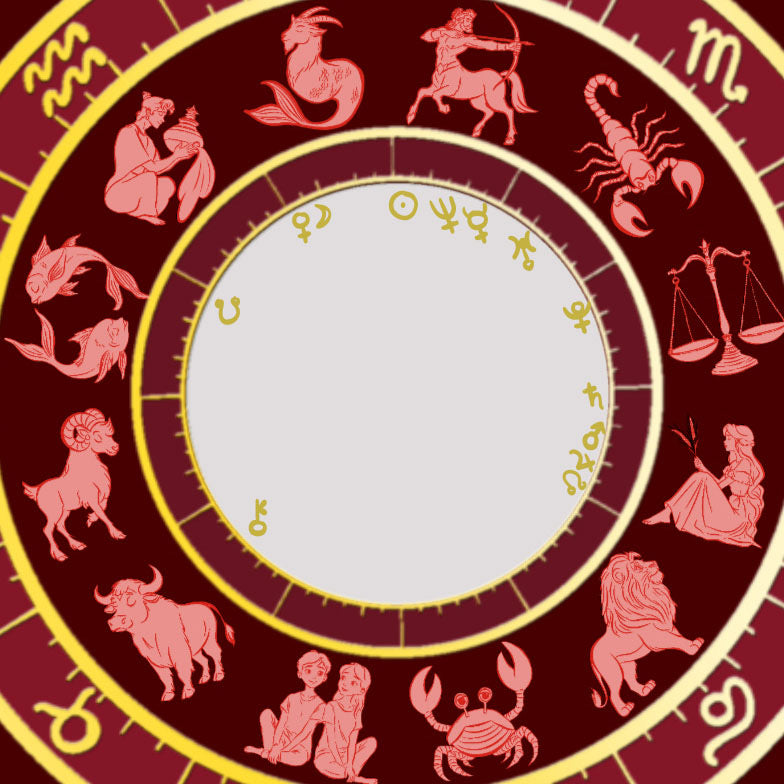 Bespoke Gold Foil Natal Chart 🌙