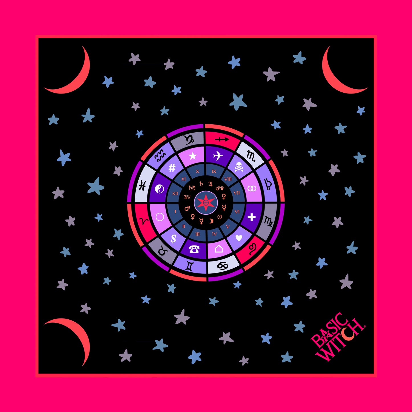 Tarot Cloth: Astrological