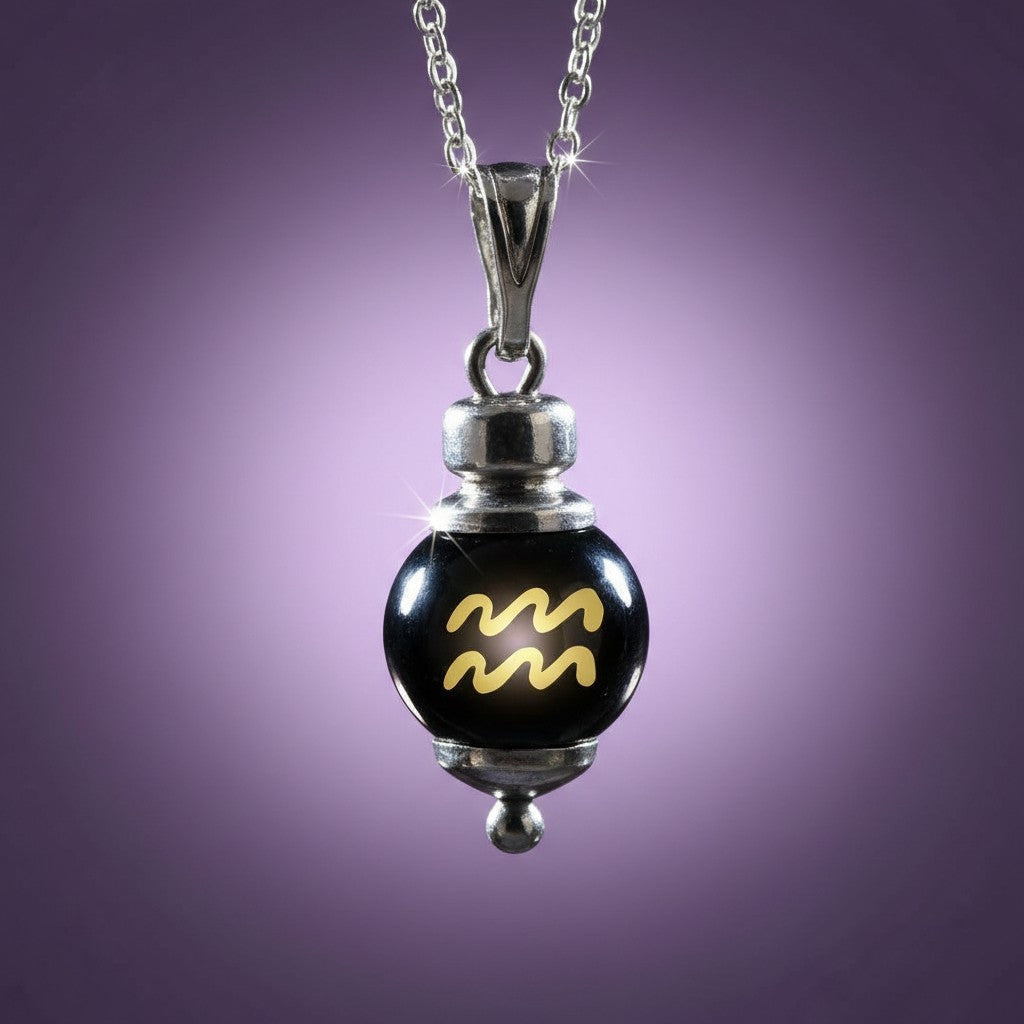 Custom Engraved Zodiac Pendant
