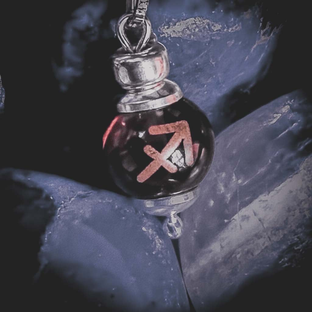 Custom Engraved Zodiac Pendant