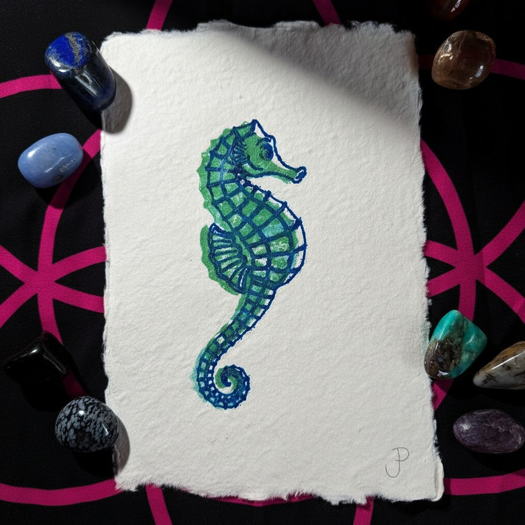Ltd. Edition Gocco Print: Offset Hippocampus