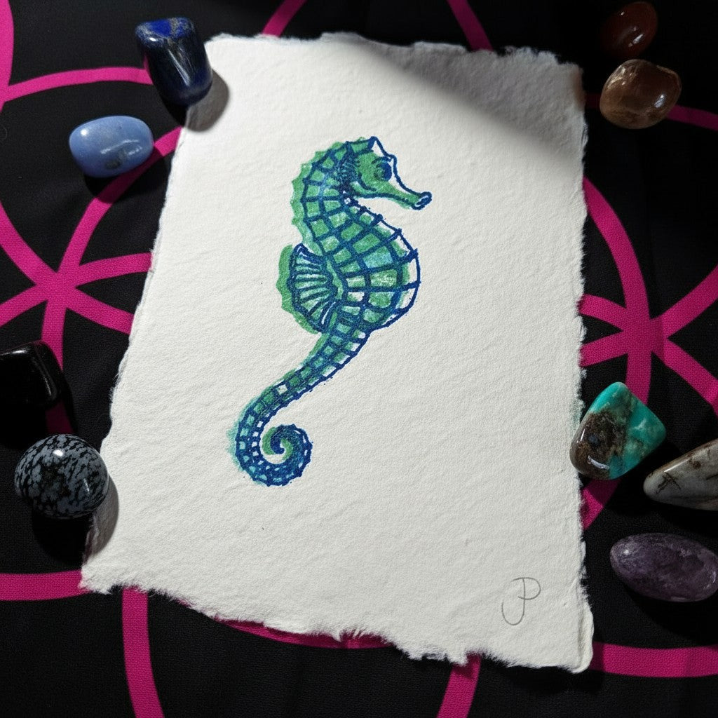 Ltd. Edition Gocco Print: Offset Hippocampus