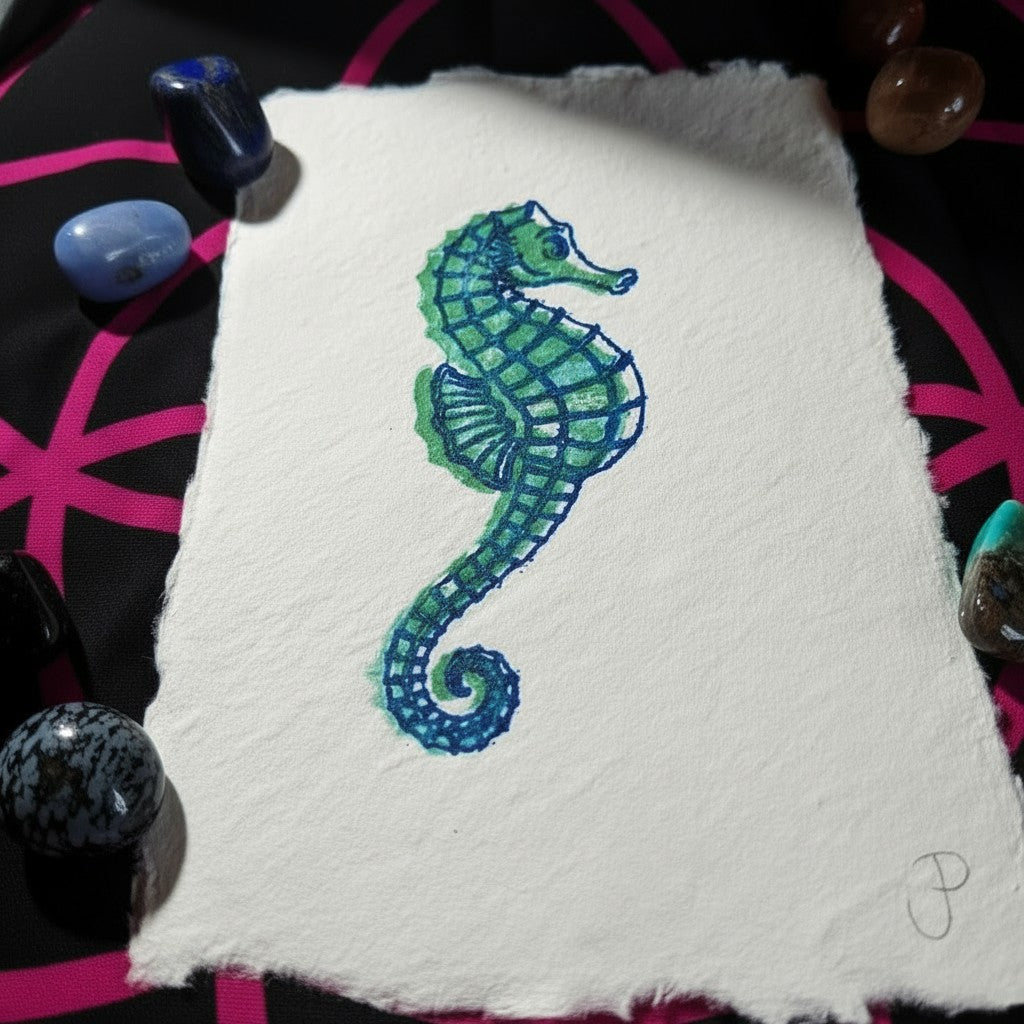 Ltd. Edition Gocco Print: Offset Hippocampus