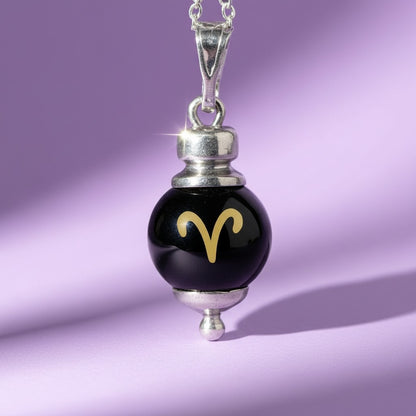 Custom Engraved Zodiac Pendant
