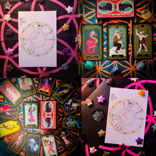Year Ahead Tarot Reading & Natal Chart Consultation Bundle